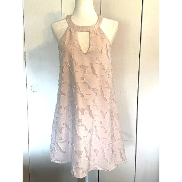GB Women's Size Large Sleeveless Halter Dress Pink - Picture 1 of 7